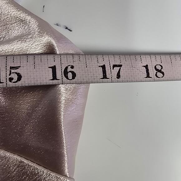 AW BRIDAL SZ 8 M light gold Mugwort bridesmaid prom formal maxi dress NEW B83 - Picture 6 of 9